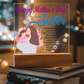 To My Sister, Happy Mother's Day! You Are A Wonderful Mother And I'm So Glad We Get To Walk Through Life Together - Acrylic Square Plaque - Gift for Mom
