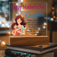 My Dear Daughter, Happy Mother's Day! Be The Best Mom For Your Kids! - Acrylic Square Plaque - Gift for Mom