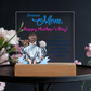 Dearest Mom, Happy Mother's Day! Thanks For Bringing Me Into This World - Acrylic Square Plaque - Gift for Mom