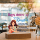 My Dear Daughter, Happy Mother's Day! Be The Best Mom For Your Kids! - Acrylic Square Plaque - Gift for Mom