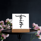 Faith (Black) - Acrylic Square Plaque - Gift for Her - Gift for Him