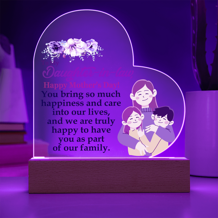 To My Daughter-In-Law, Happy Mother&