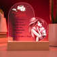 To My Mom, You Have Always Been There For Me - Happy Mother's Day! - Acrylic Heart & Sweetest Devotion Flower Bouquet - Gift for Mom