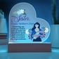 Dear Sister, Happy Mother's Day! Growing Up, I Always Knew You'd Make An Excellent Mom - Acrylic Heart & Sweetest Devotion Flower Bouquet - Gift for Mom