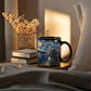 Cats - Black Ceramic Mug - Gift for Her