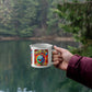 Dab Or Die - 12oz Enamel Camping Mug - Gift for Her - Gift for Him