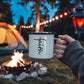Faith (Black) - 12oz Enamel Camping Mug - Gift for Her - Gift for Him