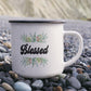 Blessed - 12oz Enamel Camping Mug - Gift for Her