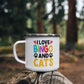 I Love Bingo And Cats - 12oz Enamel Camping Mug - Gift for Her - Gift for Him