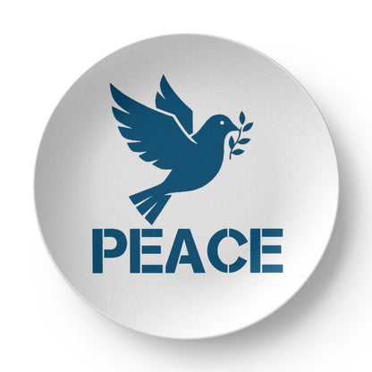 PEACE - 10” Plate - Gift for Her - Gift for Him