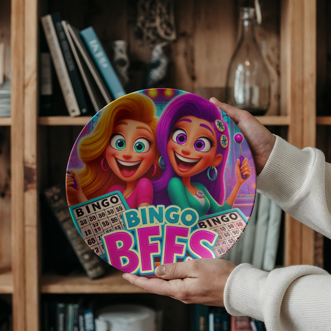 Bingo BFFS Plate – Gift for Her