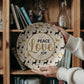 Peace Love Joy - 10" Plate - Gift for Her - Gift for Him