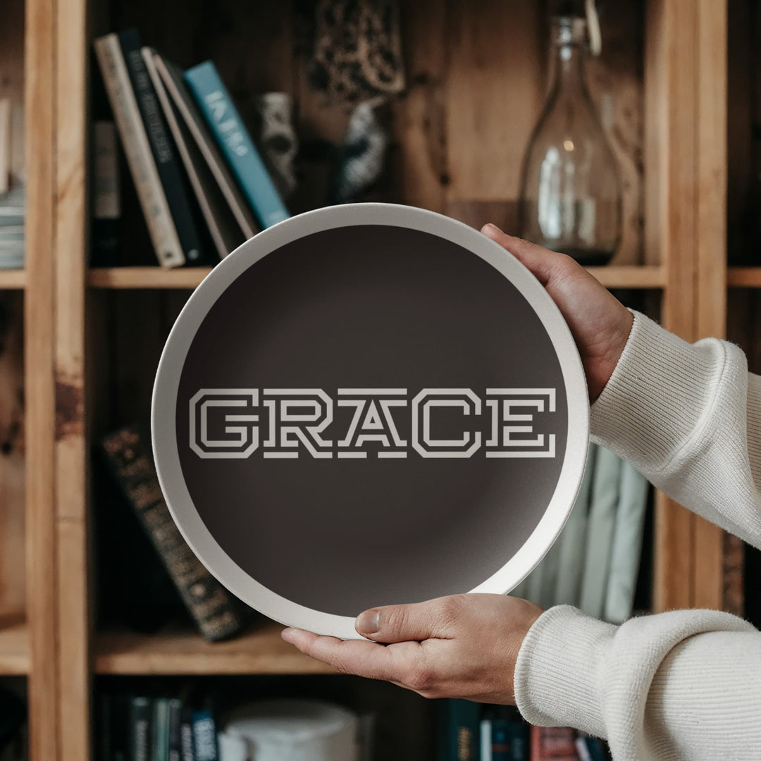 GRACE 10” Plate – Gift for Her - Gift for Him