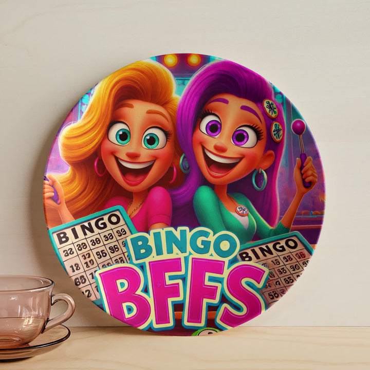 Bingo BFFS Plate – Gift for Her