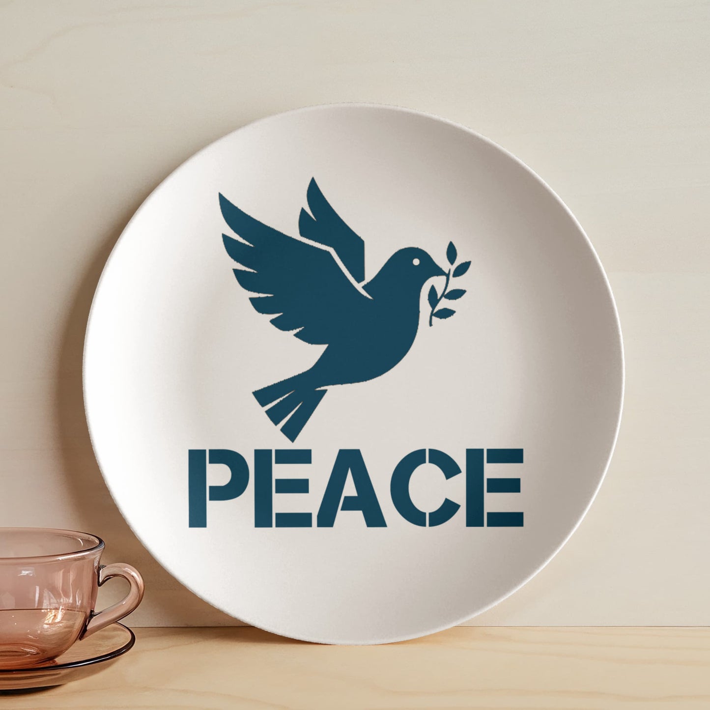 PEACE - 10” Plate - Gift for Her - Gift for Him