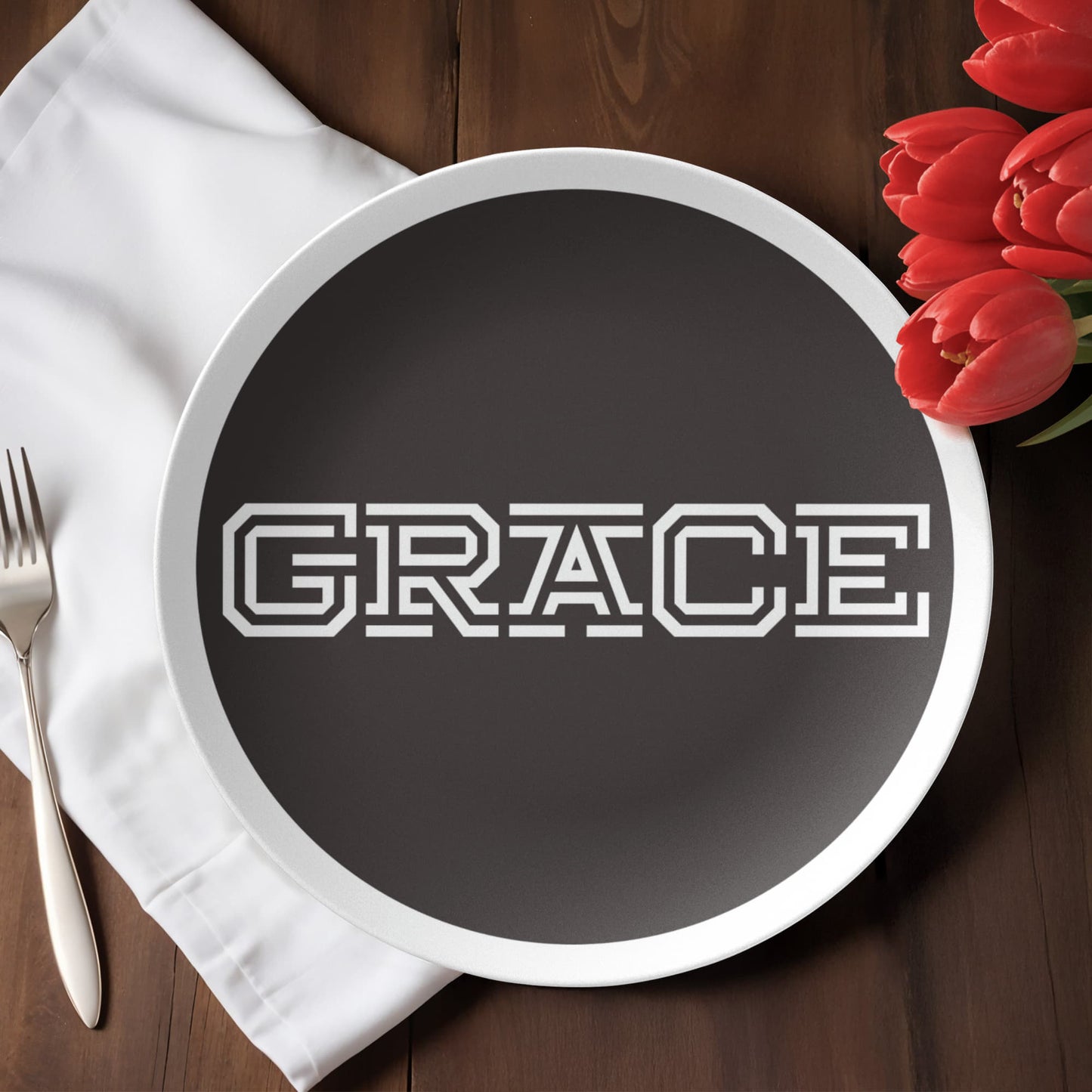 GRACE - 10” Plate - Gift for Her - Gift for Him