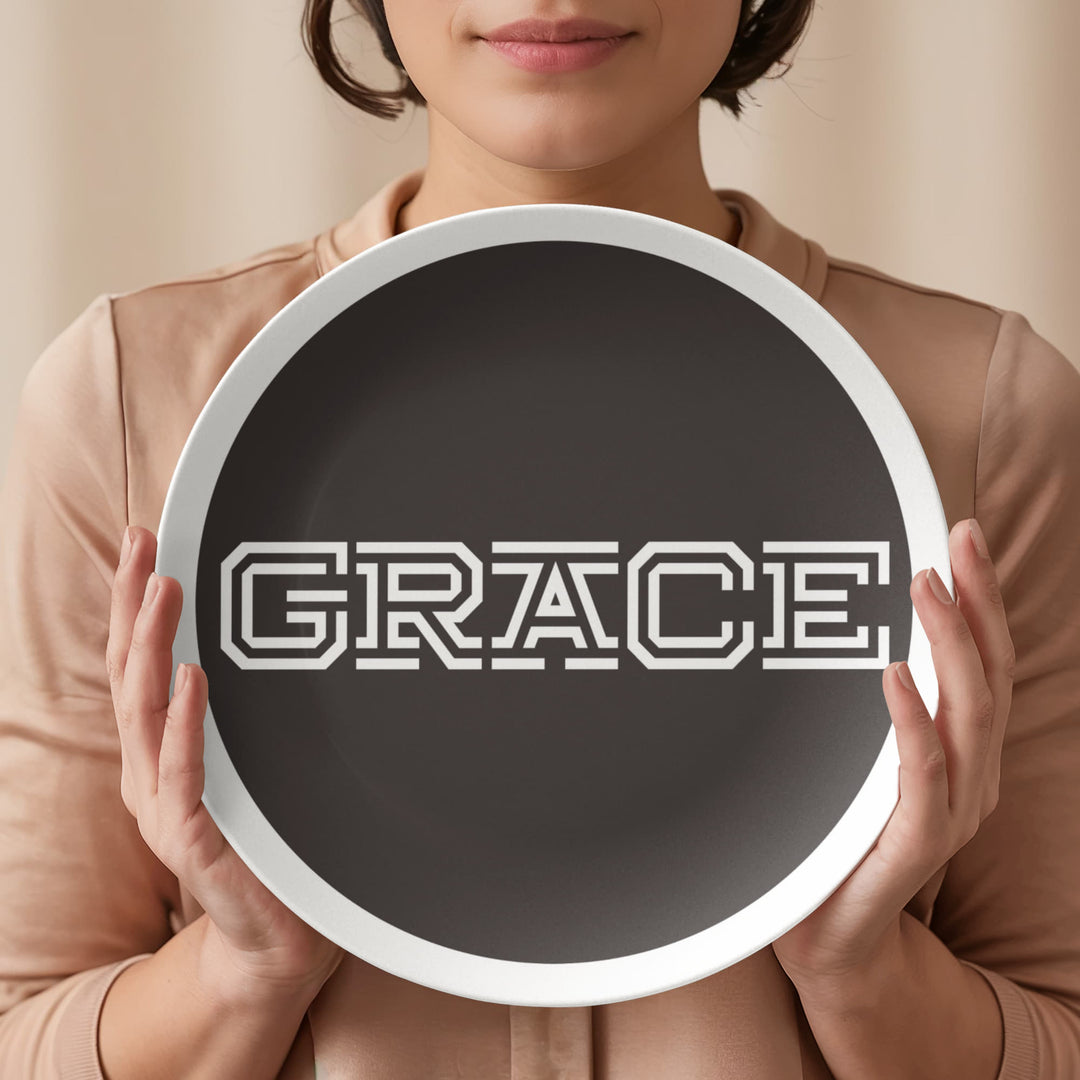 GRACE 10” Plate – Gift for Her - Gift for Him