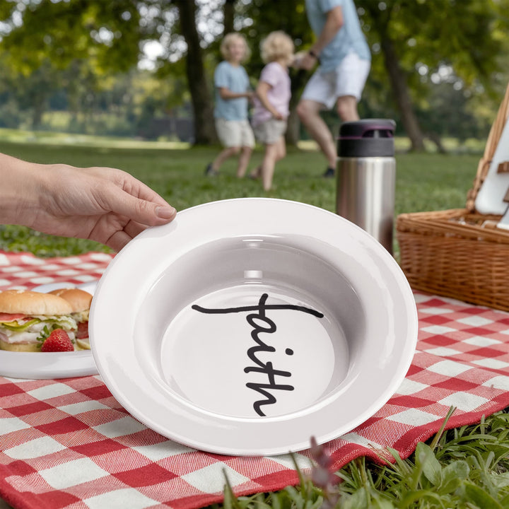 Faith (Black) – 8.5″ Bowl – Gift for Her - Gift for Him