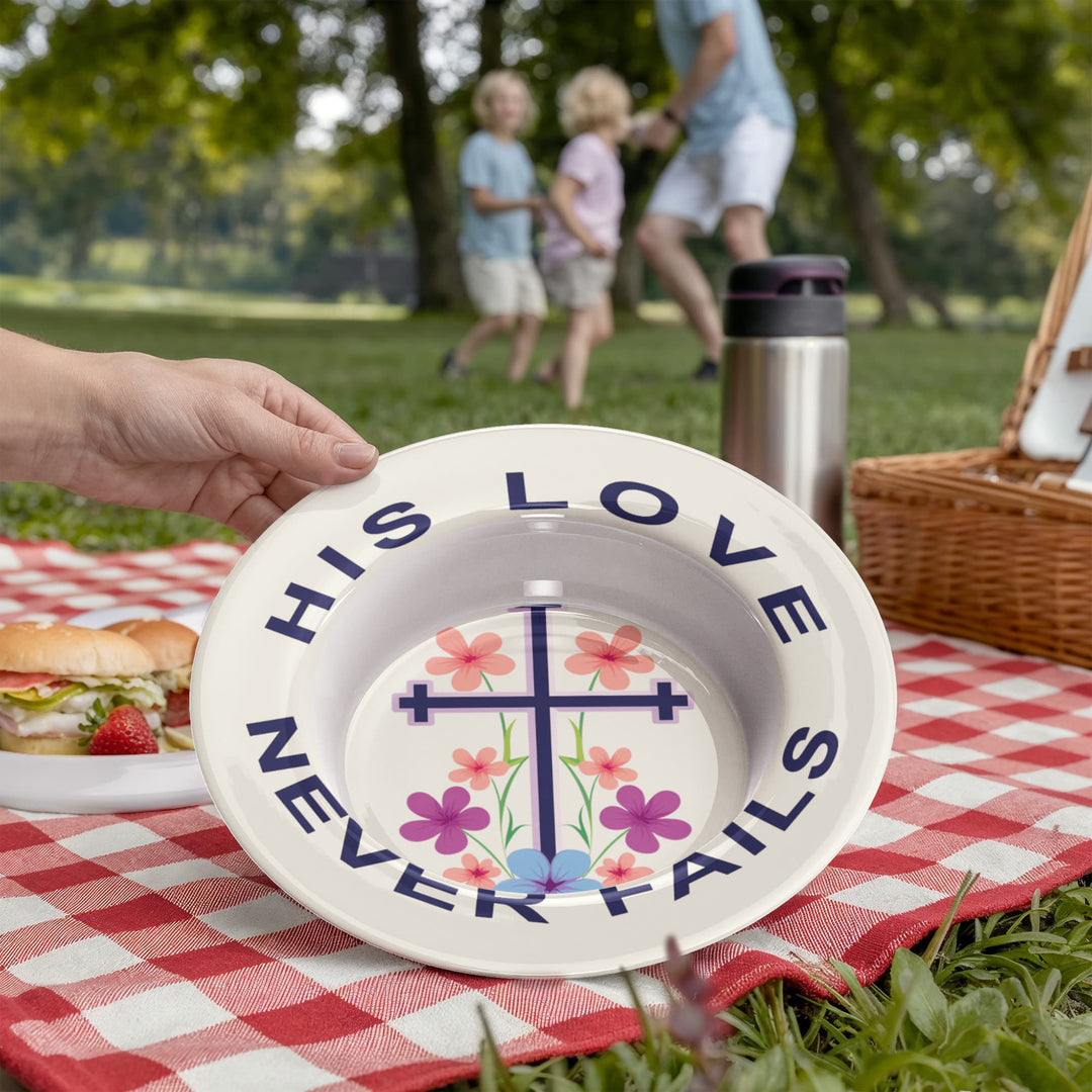 His Love Never Fails 8.5” Bowl – Gift for Her