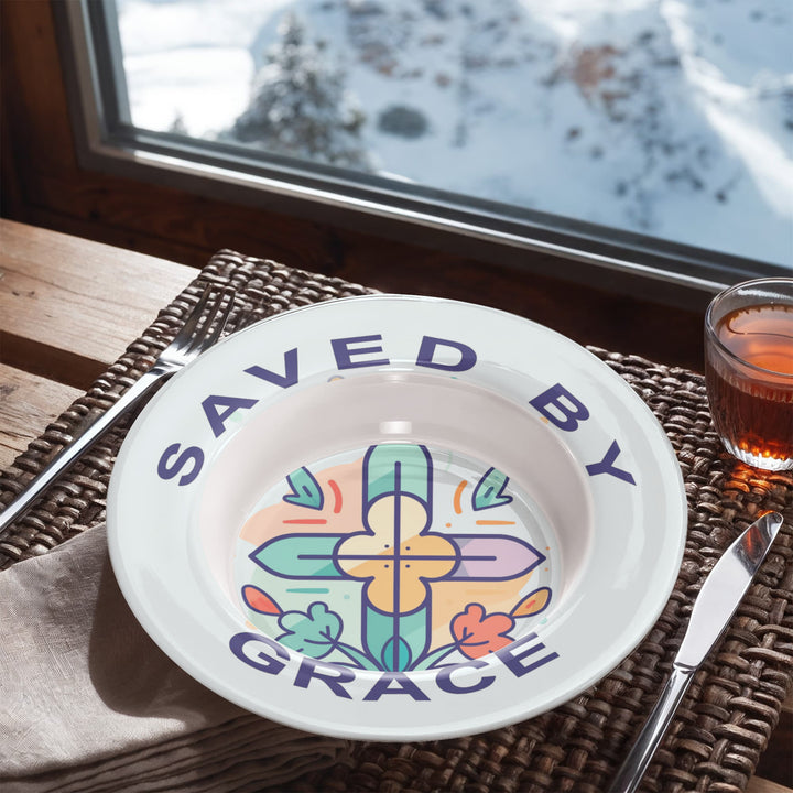 Saved By Grace 8.5” Bowl – Gift for Her