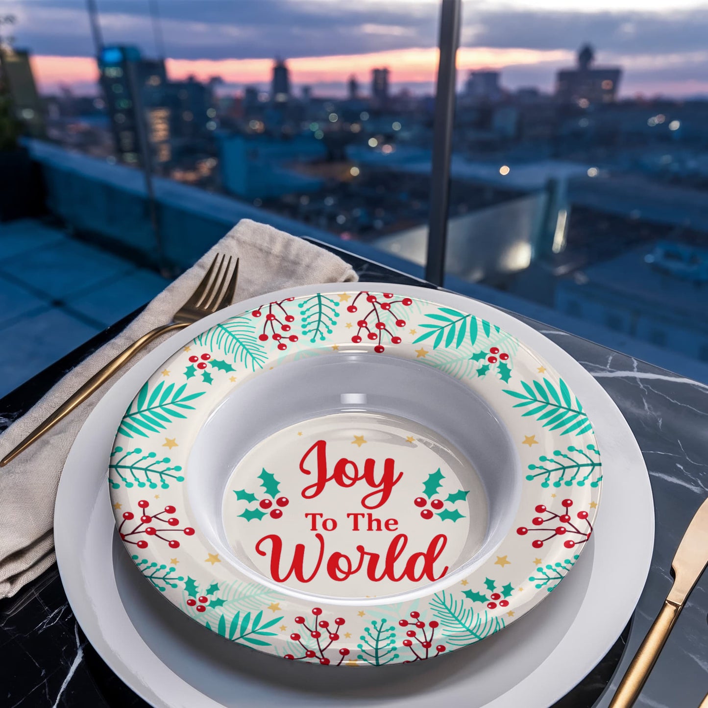 Joy To The World - 8.5” Bowl - Gift for Her - Gift for Him