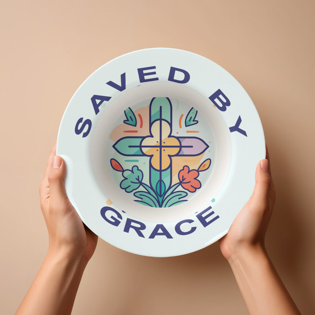 Saved By Grace 8.5” Bowl – Gift for Her