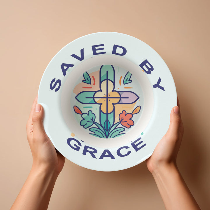 Saved By Grace 8.5” Bowl – Gift for Her