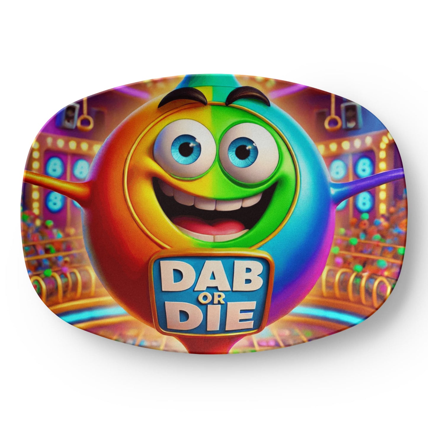 Dab Or Die 02 - 10” x 14” Platter- Gift for Her - Gift for Him