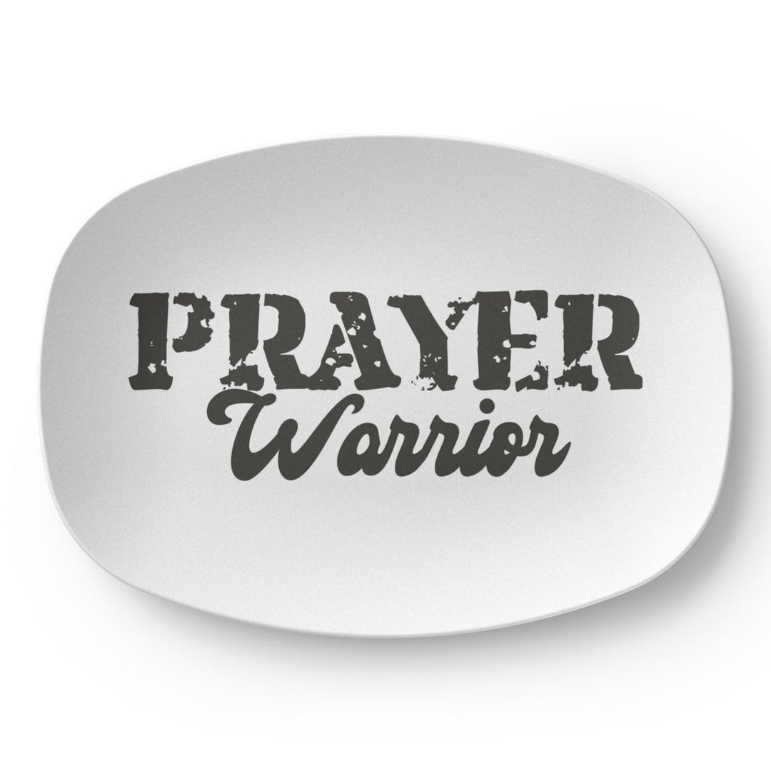 Prayer Warrior 10” x 14” Platter – Gift for Her - Gift for Him