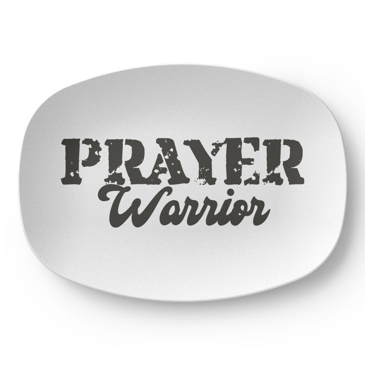 Prayer Warrior 10” x 14” Platter – Gift for Her - Gift for Him