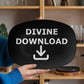 Divine Download - 10” x 14” Platter - Gift for Her - Gift for Him