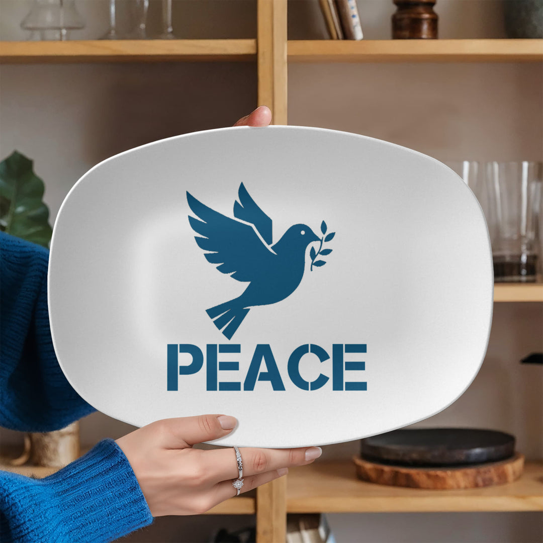 PEACE 10” x 14” Platter – Gift for Her - Gift for Him