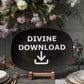 Divine Download - 10” x 14” Platter - Gift for Her - Gift for Him