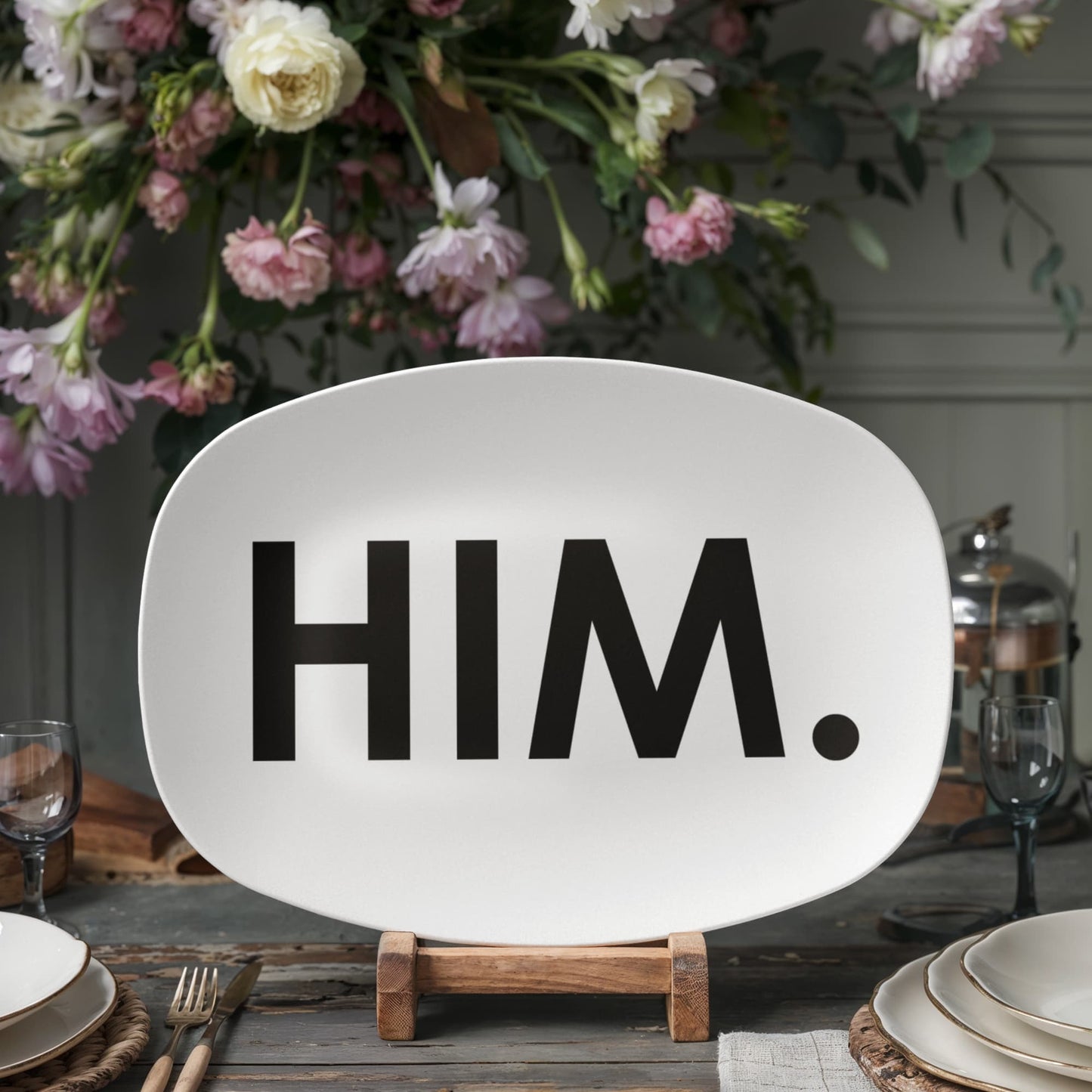 Him. - 10” x 14” Platter - Gift for Her - Gift for Him