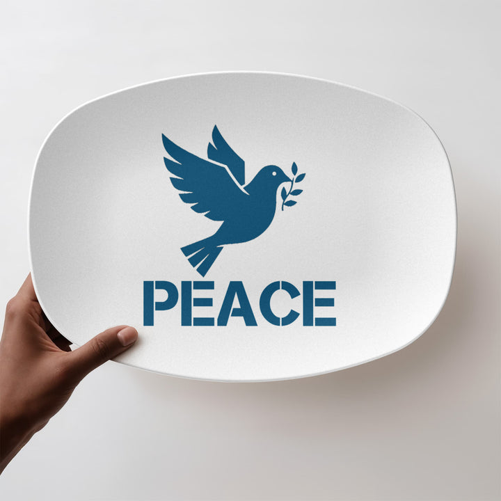 PEACE 10” x 14” Platter – Gift for Her - Gift for Him