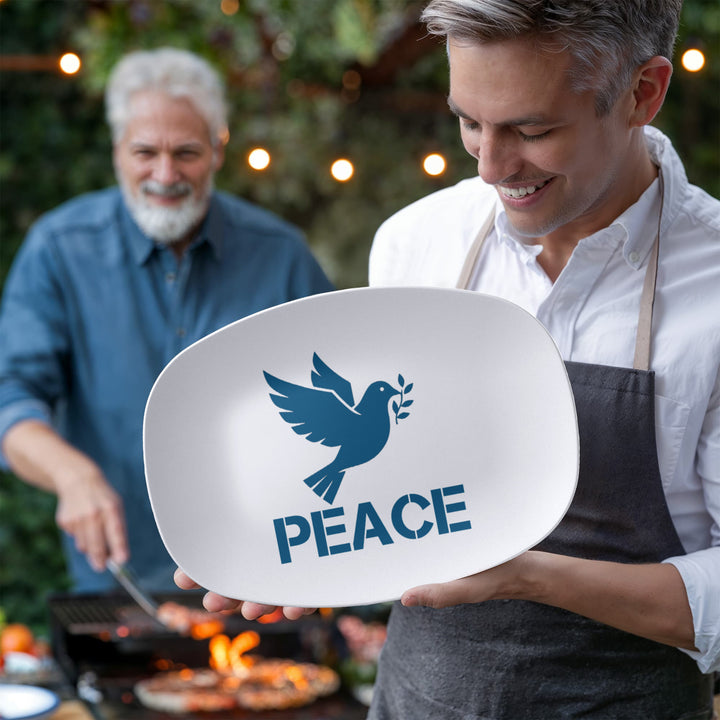 PEACE 10” x 14” Platter – Gift for Her - Gift for Him