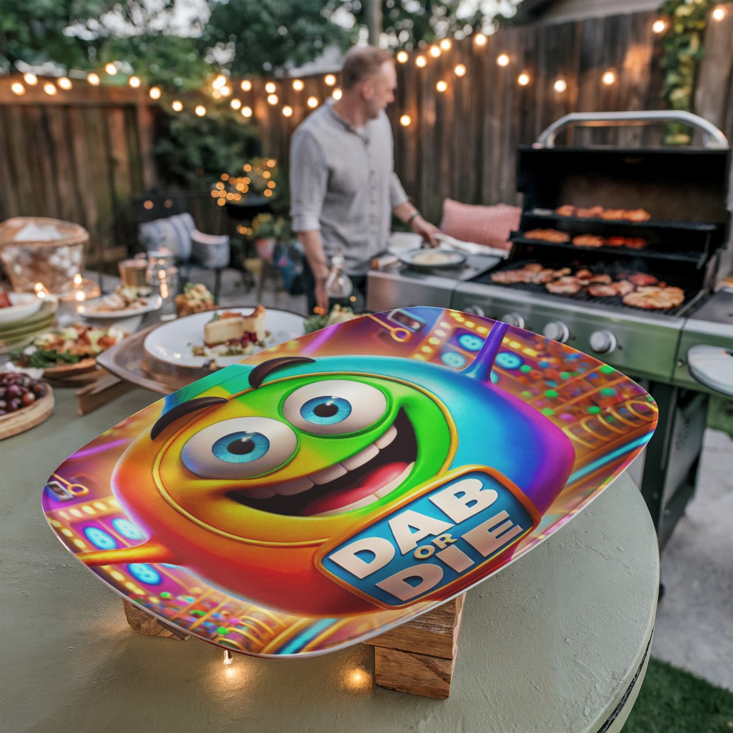 Dab Or Die 02 - 10” x 14” Platter- Gift for Her - Gift for Him