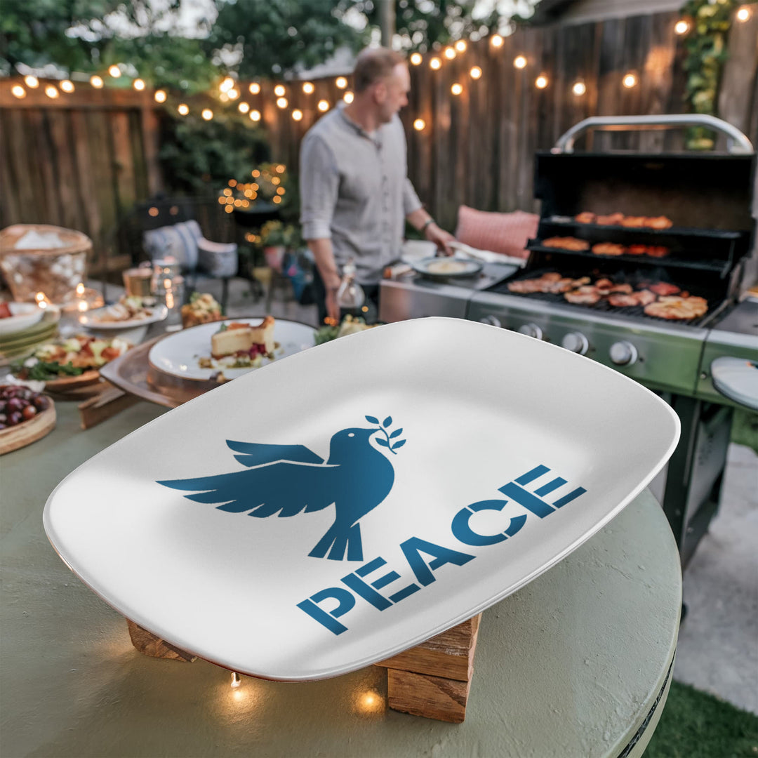 PEACE 10” x 14” Platter – Gift for Her - Gift for Him