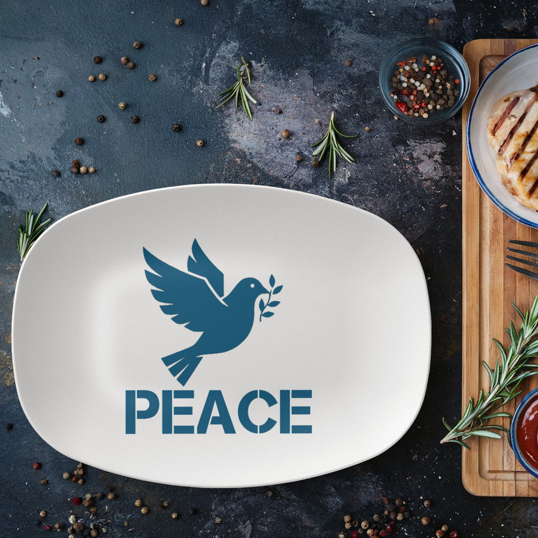 PEACE 10” x 14” Platter – Gift for Her - Gift for Him
