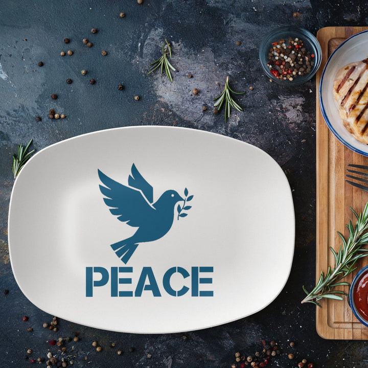 PEACE 10” x 14” Platter – Gift for Her - Gift for Him