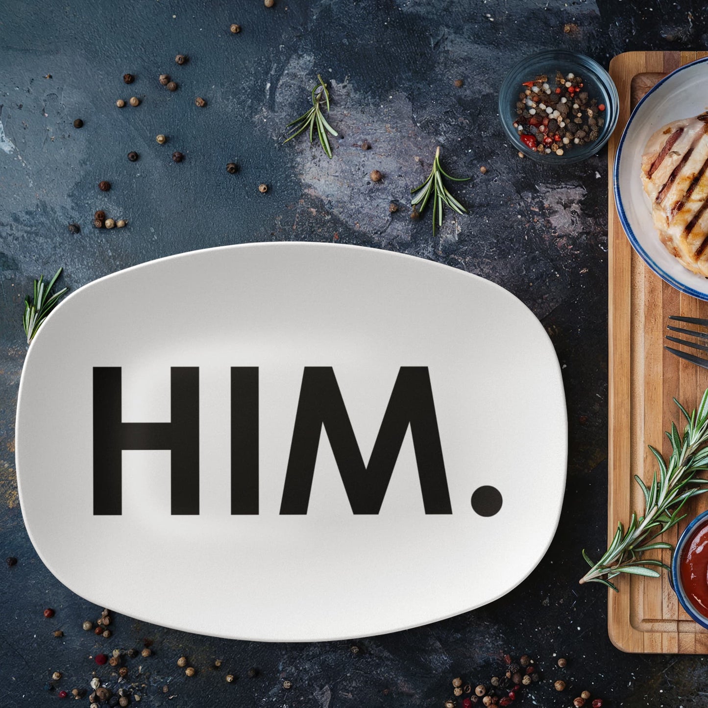 Him. - 10” x 14” Platter - Gift for Her - Gift for Him