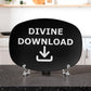 Divine Download - 10” x 14” Platter - Gift for Her - Gift for Him