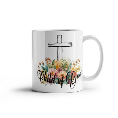 Child Of God - White Ceramic Mug 11oz. & 15oz. - Gift for Her
