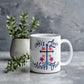 His Love Never Fails - White Ceramic Mug 11oz. & 15oz. - Gift for Her