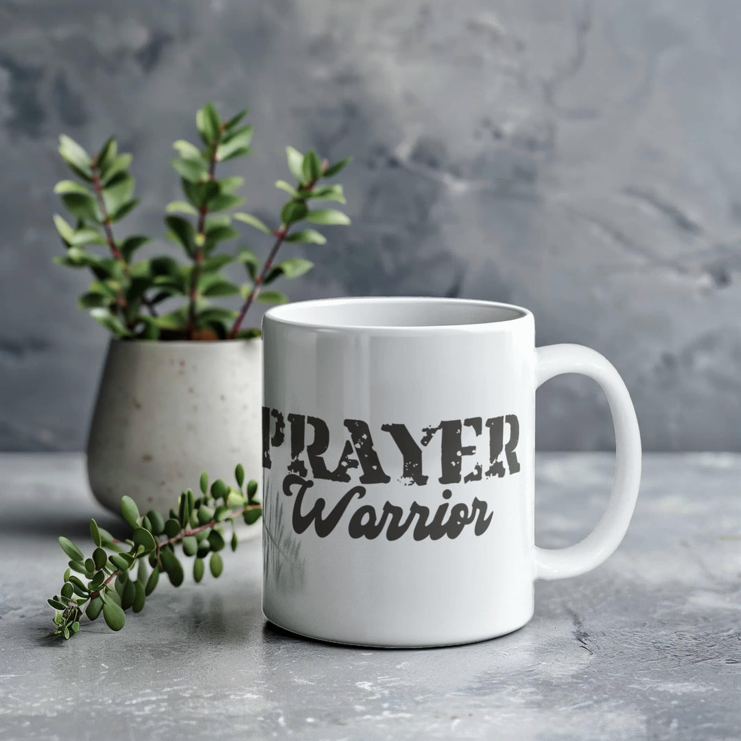 Prayer Warrior Ceramic Mug – Gift for Her - Gift for Him