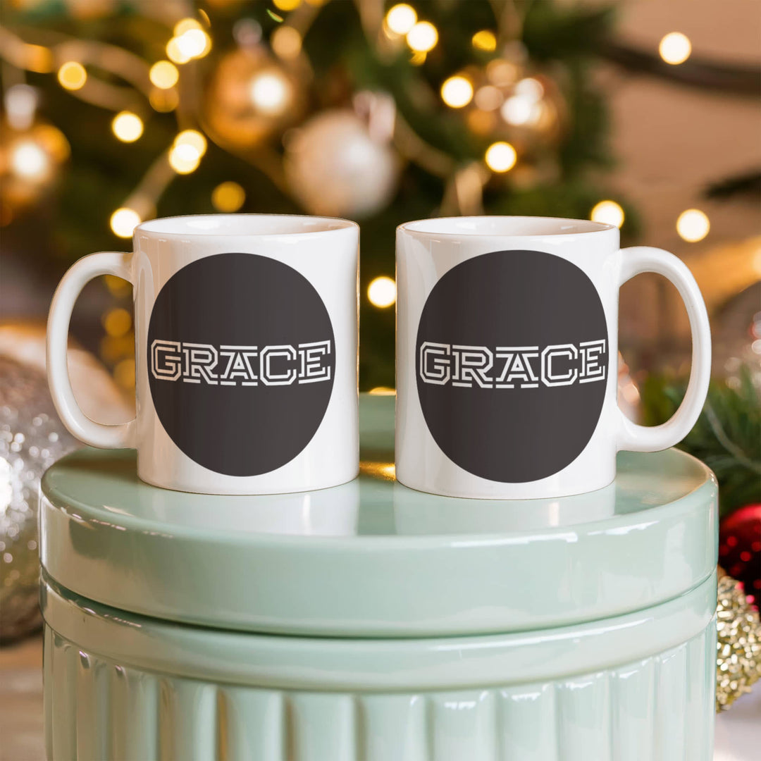 GRACE Ceramic Mug – Gift for Her - Gift for Him