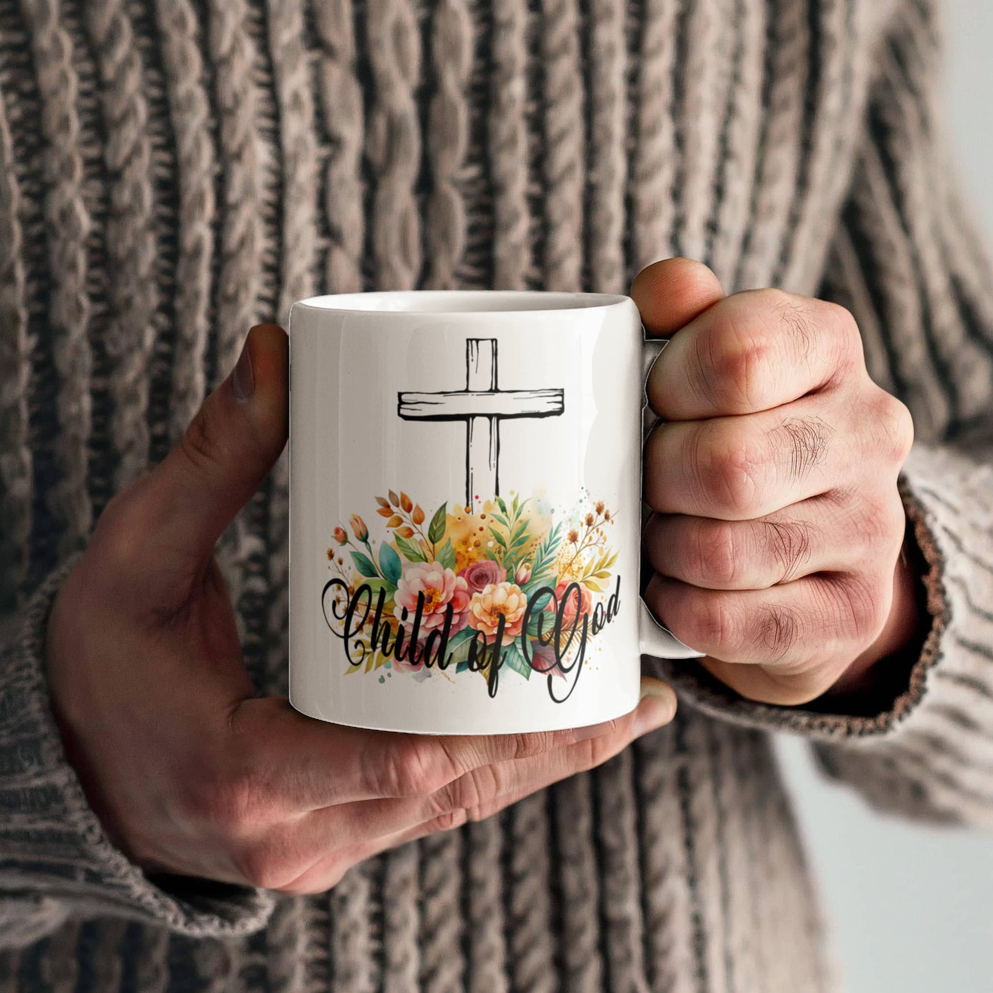 Child Of God - White Ceramic Mug 11oz. & 15oz. - Gift for Her