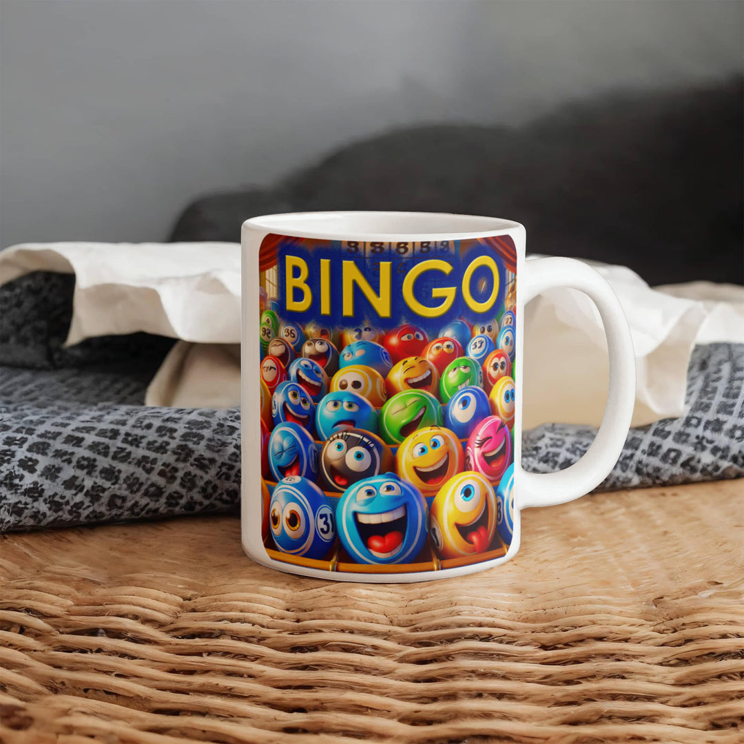 Bingo Ceramic Mug – Gift for Her - Gift for Him
