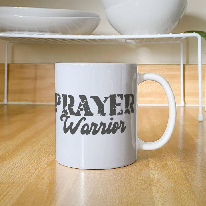 Prayer Warrior Ceramic Mug – Gift for Her - Gift for Him