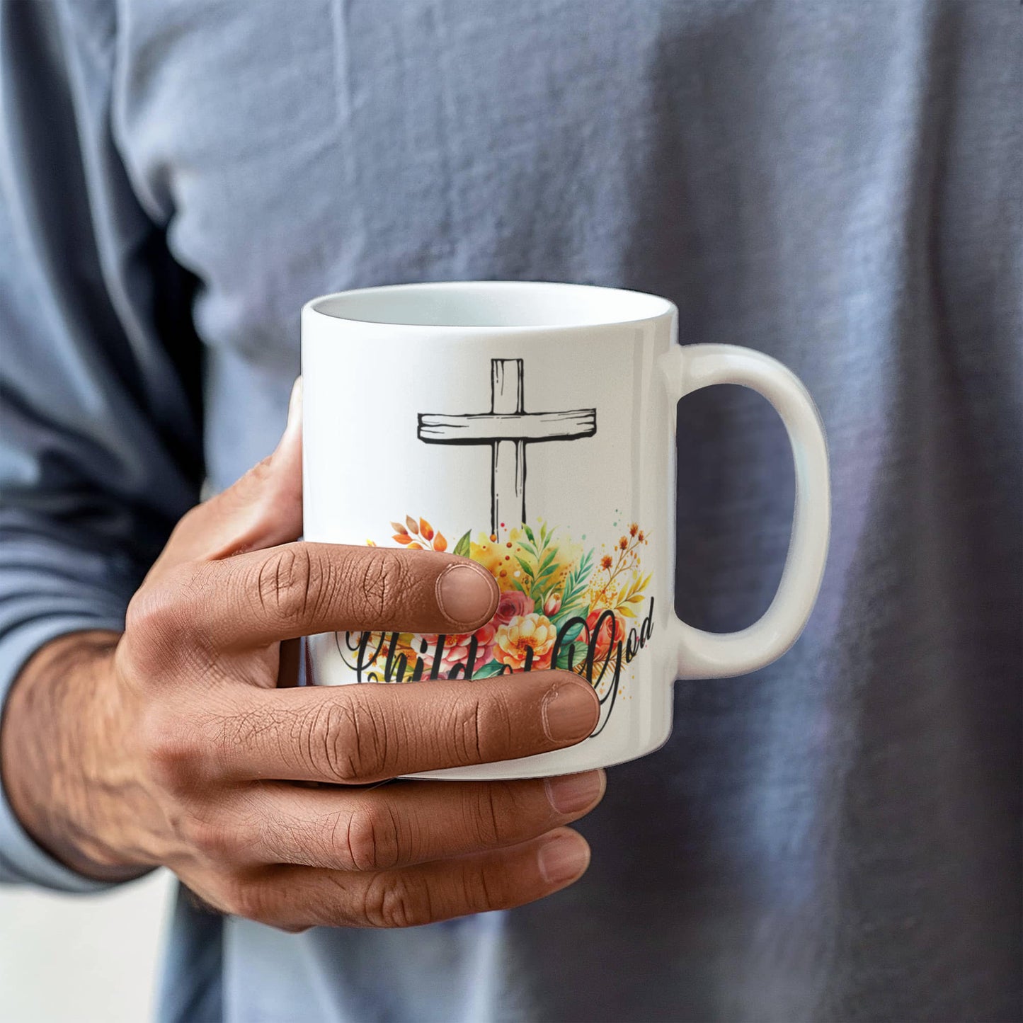 Child Of God - White Ceramic Mug 11oz. & 15oz. - Gift for Her